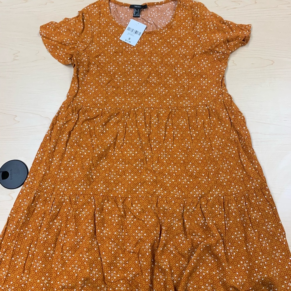 Forever 21 Dress Size S Dark Orange